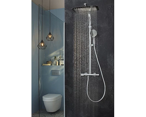 Купить Душевая система Jacob Delafon Talan E20642RU-CP с термостатом Хром в магазине сантехники Santeh-Crystal.ru