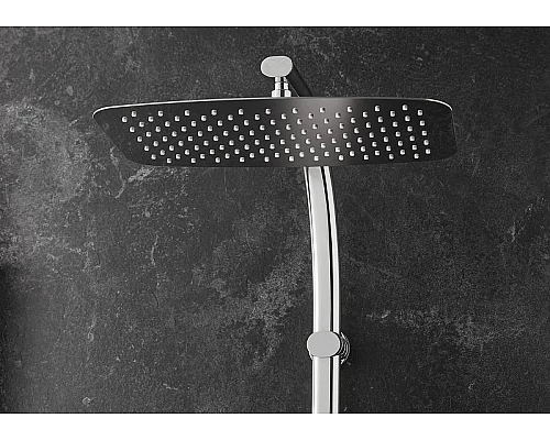 Купить Душевая система Jacob Delafon Talan E20642RU-CP с термостатом Хром в магазине сантехники Santeh-Crystal.ru