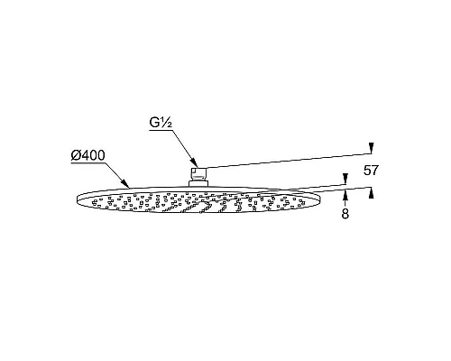 Приобрести Верхний душ Kludi A-Qa 6434087-00 Черный матовый Хром в магазине сантехники Santeh-Crystal.ru