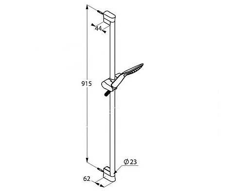 Заказать Душевой гарнитур Kludi Fizz 6764091-00 Белый Хром в магазине сантехники Santeh-Crystal.ru