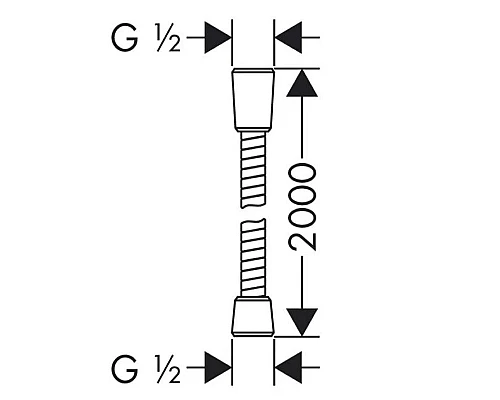Купить Душевой шланг Lemark LE8024S-Black Черный в магазине сантехники Santeh-Crystal.ru