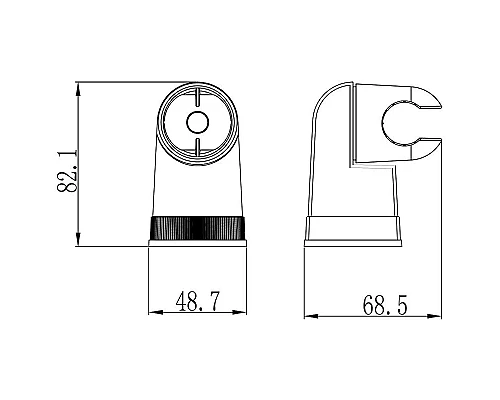 Приобрести Держатель для душа Lemark LM8009C Хром в магазине сантехники Santeh-Crystal.ru