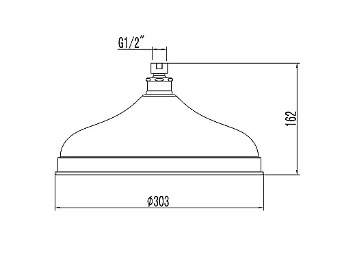 Заказать Верхний душ Lemark LM9830C Хром в магазине сантехники Santeh-Crystal.ru