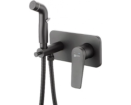 Приобрести Гигиенический душ со смесителем Lemark Bronx LM3720BL Черный в магазине сантехники Santeh-Crystal.ru