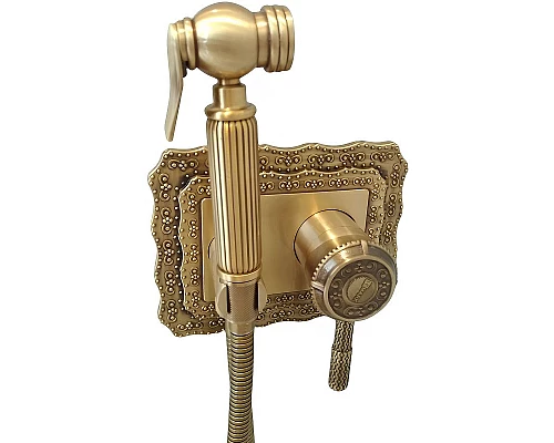 Приобрести Гигиенический душ со смесителем Lemark Jasmine LM6619B Бронза в магазине сантехники Santeh-Crystal.ru