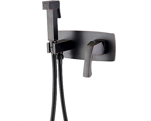 Купить Гигиенический душ со смесителем Lemark Nubira LM6219ORB Черная бронза в магазине сантехники Santeh-Crystal.ru