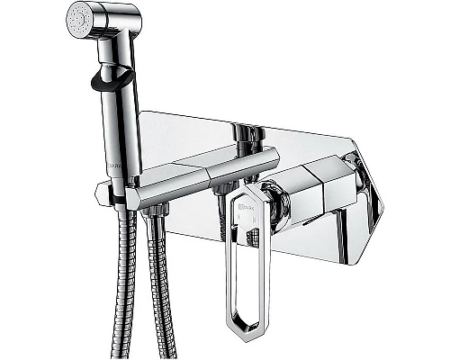 Купить Гигиенический душ со смесителем Lemark Prizma LM3919C Хром в магазине сантехники Santeh-Crystal.ru
