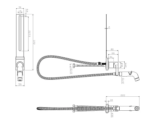 Купить Гигиенический душ со смесителем Lemark Solo LM7170CW Хром Белый в магазине сантехники Santeh-Crystal.ru