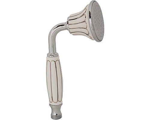 Заказать Ручной душ Migliore Olivia 19009 Хром Белый декор Платина в магазине сантехники Santeh-Crystal.ru