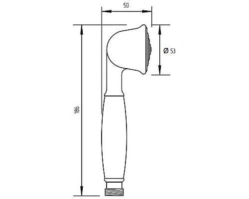 Заказать Ручной душ Migliore Ricambi 30880 Хром в магазине сантехники Santeh-Crystal.ru