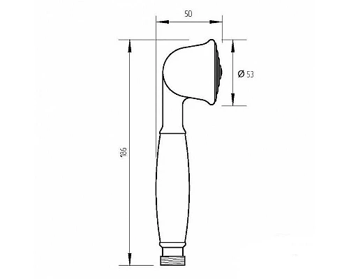 Заказать Ручной душ Migliore Ricambi 20016 Бронза в магазине сантехники Santeh-Crystal.ru