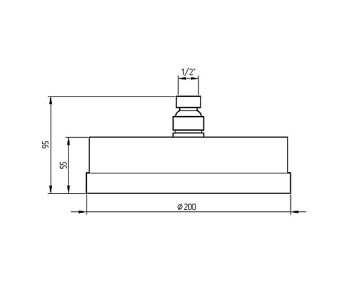 Приобрести Верхний душ Migliore Torino 31698 Хром в магазине сантехники Santeh-Crystal.ru