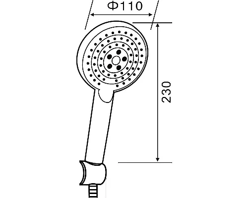 Купить Душевой гарнитур Orange LM53NI Никель в магазине сантехники Santeh-Crystal.ru