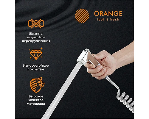 Заказать Гигиенический душ Orange HS021cr Хром в магазине сантехники Santeh-Crystal.ru
