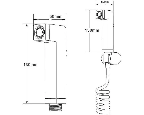 Заказать Гигиенический душ Orange HS021cr Хром в магазине сантехники Santeh-Crystal.ru