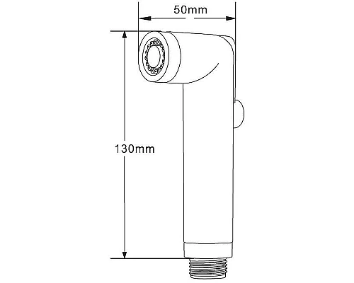 Заказать Гигиенический душ Orange HS001bk Черный в магазине сантехники Santeh-Crystal.ru