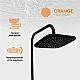 Заказать Душевая система Orange Karl M05-934b Черная в магазине сантехники Santeh-Crystal.ru