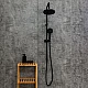 Заказать Душевая система Orange O-Shower OW02b Черная матовая в магазине сантехники Santeh-Crystal.ru