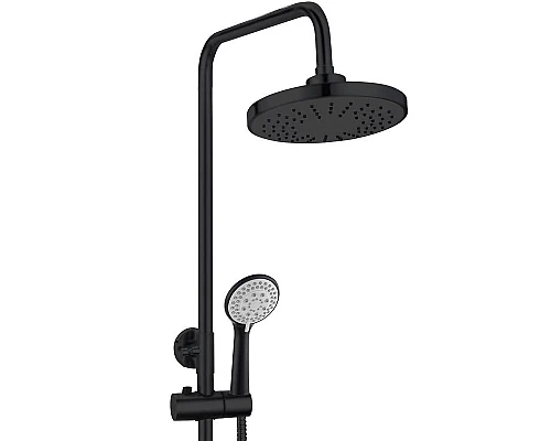 Купить Душевая система Orange OneLife P01-911b Черная матовая в магазине сантехники Santeh-Crystal.ru