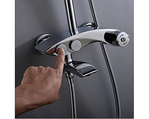 Купить Душевая система Orans OLS-7550 7550000 Серебристый хром в магазине сантехники Santeh-Crystal.ru