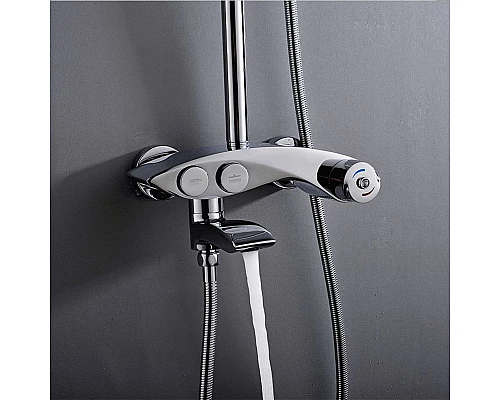 Купить Душевая система Orans OLS-7550 7550000 Серебристый хром в магазине сантехники Santeh-Crystal.ru