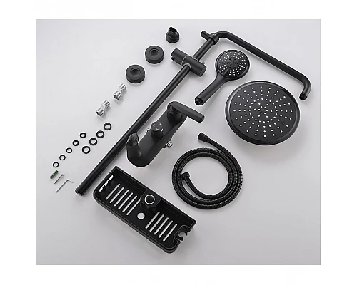 Заказать Душевая система Orans OLS-7558 7558000 Черная в магазине сантехники Santeh-Crystal.ru