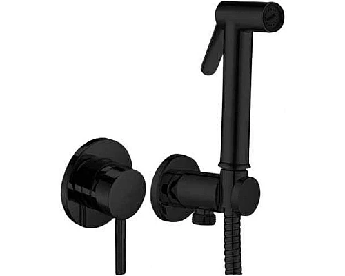 Купить Гигиенический душ со смесителем Paffoni Light KITDUP110NO Черный матовый в магазине сантехники Santeh-Crystal.ru