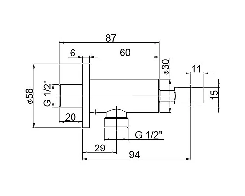 Купить Шланговое подключение Paini 50CR480T Хром в магазине сантехники Santeh-Crystal.ru