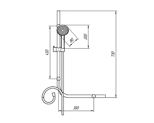 Купить Душевой гарнитур Paini Cesana CECR121 Хром в магазине сантехники Santeh-Crystal.ru