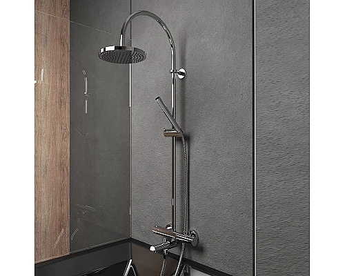 Приобрести Душевая система Paini Cox 78CR687TH1KM Хром в магазине сантехники Santeh-Crystal.ru