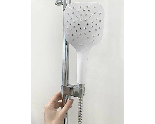 Приобрести Душевая система Ravak Termo TE 092.00/150 X070098 с термостатом Хром Белый в магазине сантехники Santeh-Crystal.ru