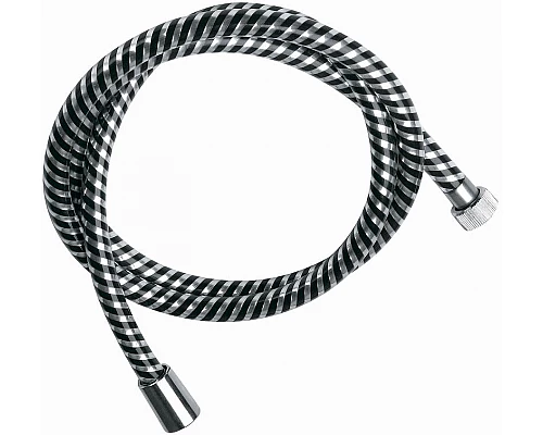 Купить Душевой шланг Remer 332CNNC150 Хром Черный глянец в магазине сантехники Santeh-Crystal.ru