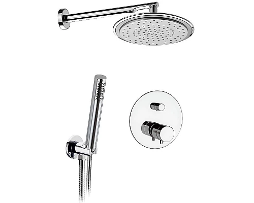 Купить Душевая система Remer Minimal Thermo NT09S02 Хром в магазине сантехники Santeh-Crystal.ru