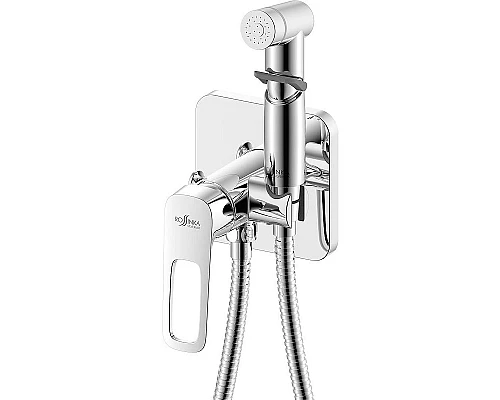 Купить Гигиенический душ со смесителем Rossinka RS46-51 Хром в магазине сантехники Santeh-Crystal.ru