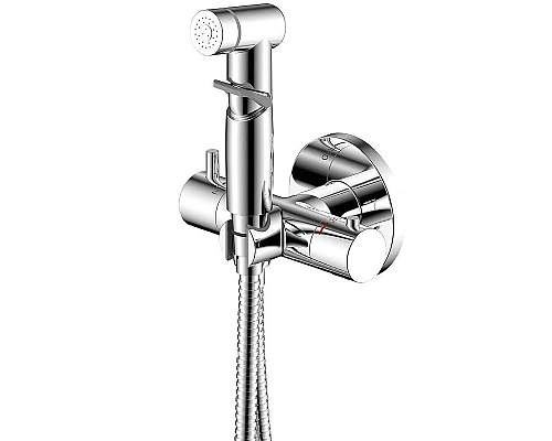 Купить Гигиенический душ со смесителем Rossinka X25-58 с термостатом Хром в магазине сантехники Santeh-Crystal.ru