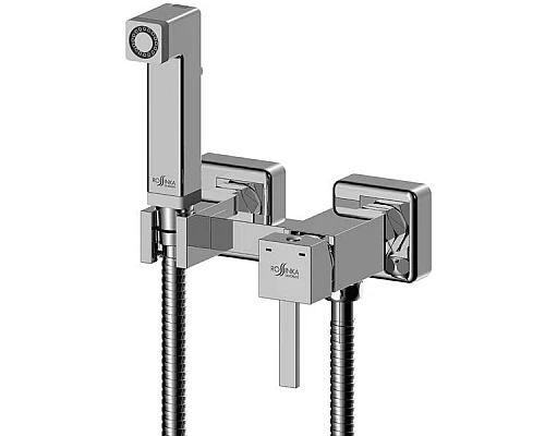 Купить Гигиенический душ со смесителем Rossinka X25-54 Хром в магазине сантехники Santeh-Crystal.ru