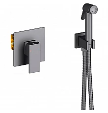 Гигиенический душ со смесителем Timo Selene 2089/03SM Черный матовый