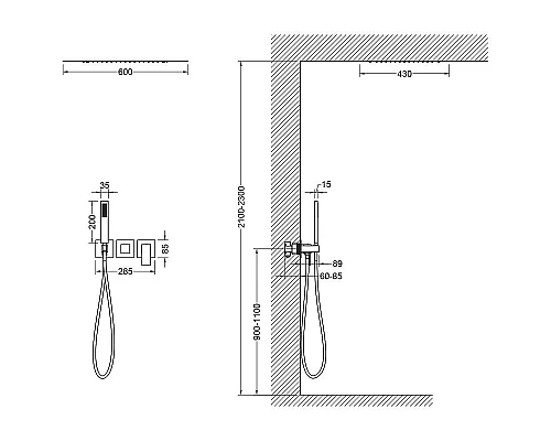 Купить Душевая система Timo Selene SX-2129/17SM Золото матовое в магазине сантехники Santeh-Crystal.ru