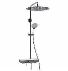 Душевая система WasserKRAFT A113.117.058.CH Thermo с термостатом Хром Белая