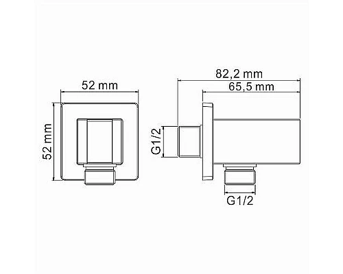 Заказать Гигиенический душ со смесителем WasserKRAFT A02041 Черный матовый в магазине сантехники Santeh-Crystal.ru