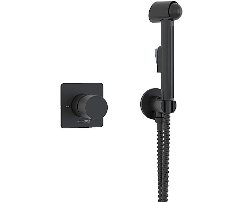 Заказать Гигиенический душ со смесителем WasserKRAFT A07436 Черный матовый в магазине сантехники Santeh-Crystal.ru