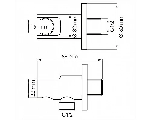 Заказать Гигиенический душ со смесителем WasserKRAFT A07436 Черный матовый в магазине сантехники Santeh-Crystal.ru
