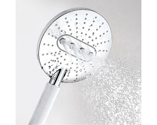 Заказать Ручной душ WasserKRAFT A059 Хром Белый в магазине сантехники Santeh-Crystal.ru