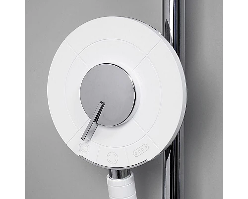 Заказать Ручной душ WasserKRAFT A059 Хром Белый в магазине сантехники Santeh-Crystal.ru