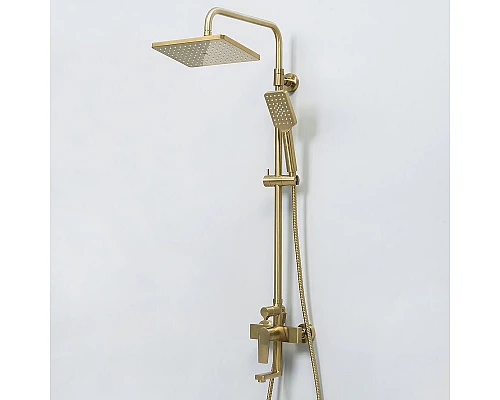 Заказать Душевая система WasserKRAFT Aisch A15501 Золото матовое в магазине сантехники Santeh-Crystal.ru
