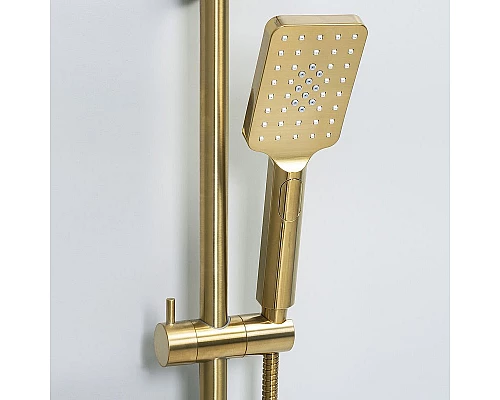 Заказать Душевая система WasserKRAFT Aisch A15501 Золото матовое в магазине сантехники Santeh-Crystal.ru
