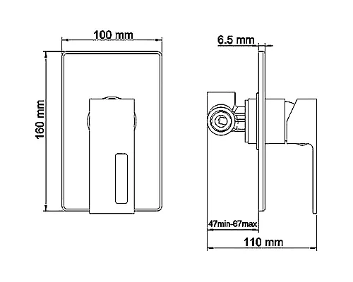 Купить Душевая система WasserKRAFT Alme A12528 Хром в магазине сантехники Santeh-Crystal.ru