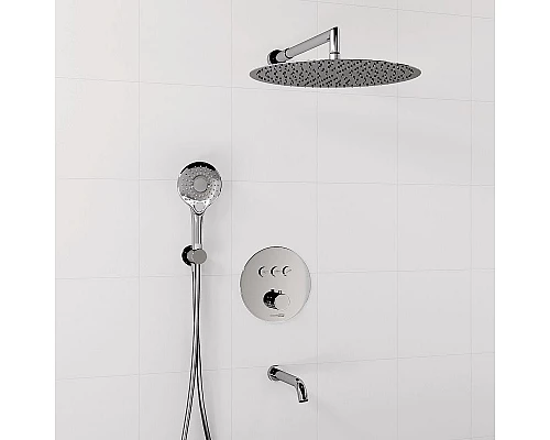 Купить Душевая система WasserKRAFT Dinkel A175817 с термостатом Хром в магазине сантехники Santeh-Crystal.ru