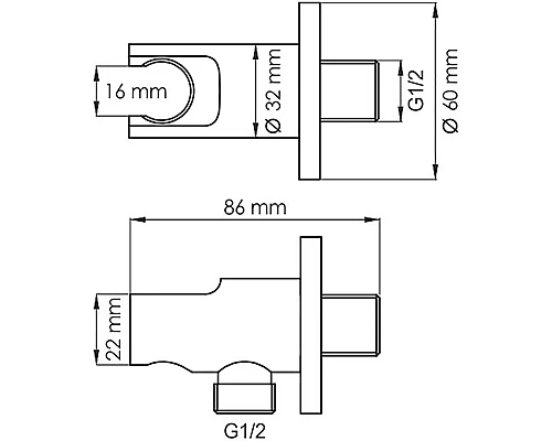 Приобрести Шланговое подключение WasserKRAFT Elbe A083 Черное матовое в магазине сантехники Santeh-Crystal.ru