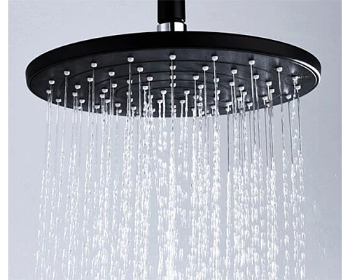 Заказать Душевая система WasserKRAFT Elbe A12777 Черная матовая в магазине сантехники Santeh-Crystal.ru